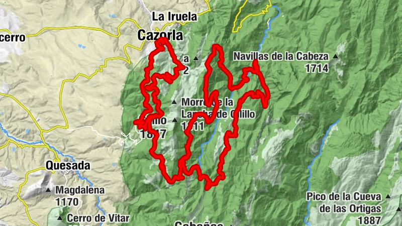 Fuente Espinosa - Puerto del Tejo - Peña del Águila - Cazorla
