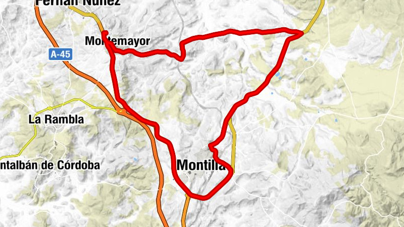 Montemayor - Cerro de la Zahurda - Montilla - La Retamosa