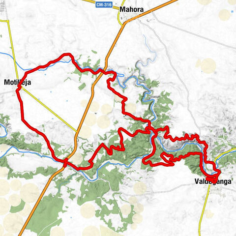 Motilleja - Sendilla - Los Vallejos - Valdeganga