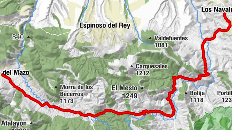 Los Navalucillos - Ermita de Nuestra Señora de las Saleras - Robledo del Buey - Navaltoril