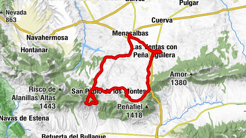 Ermita Nuestra Señora del Águila - San Pedro Apóstol - Ermita de Santa Lucía - Puerto del Robledillo