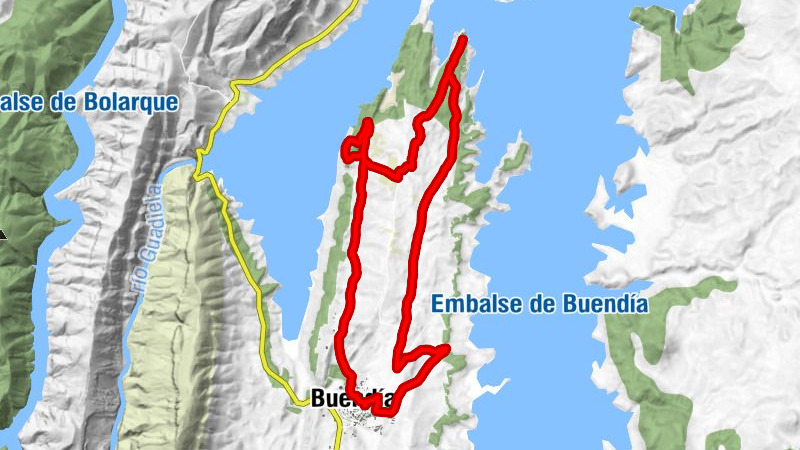 Buendía - Mirador Peña de la Virgen - Monte Reído