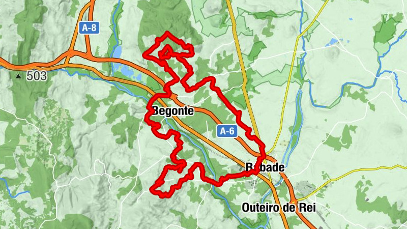 Igrexa de Santa María de Saavedra - Fonte Filloa - Altide - Igrexa de Santiago de Illán