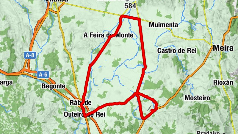 A Abelleira - Igrexa do Doce Nome de María - Igrexa de Xustás - Ancado Grande