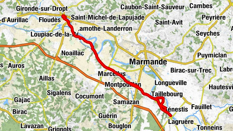 La Réole - Faubourg du Rouergue - Caumont