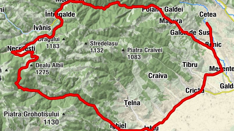 Benic - Lupșeni - Galda de Sus - Biserica Ighiel