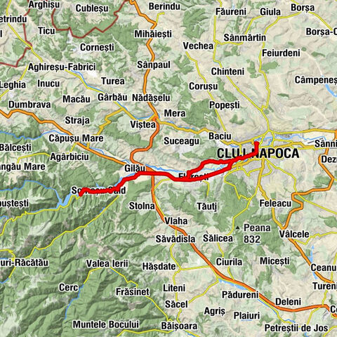 Cluj Napoca - Biserica Reformată - Biserica Ortodoxă Someșu Cald - Biserica Romano-Catolică Toți Sfinții
