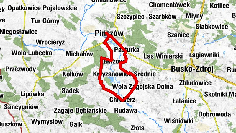 Pińczów - Kaplica klasztorna - Kościół pw. Nawiedzenia Najświętszej Maryi Panny - Kościół pw. Świętego Jana Apostoła i Ewangelisty w Pińczowie