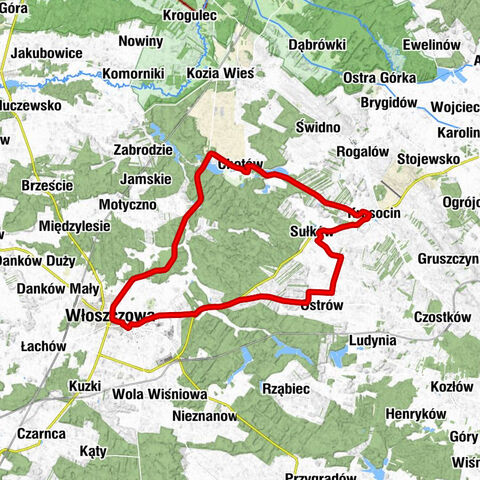 Plebania - Kościół pw. Wniebowzięcia Najświętszej Maryi Panny - Kaplica cmentarna pw. Wszystkich Świętych - Kaplica cmentarna