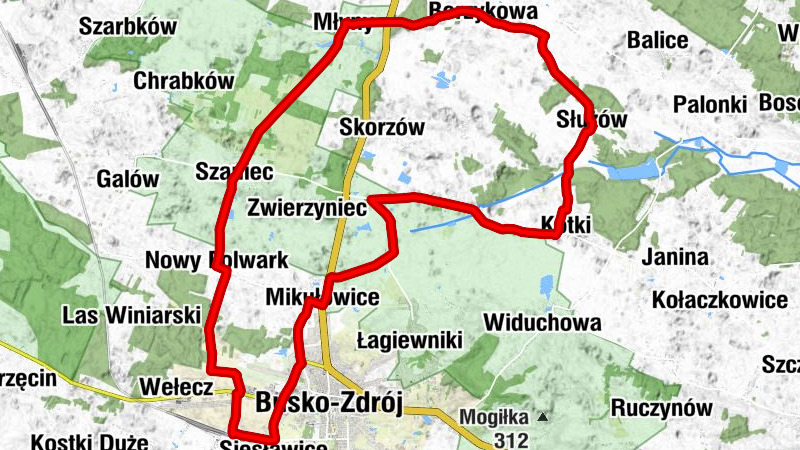 Kwiatkowa - Kwiatkowa Góra - Kaplica cmentarna - Busko-Zdrój