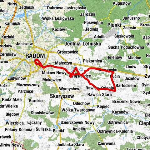 Radom Główny - Kaplica domowa - Kościół pw. Świętego Jana Chrzciciela - Kościół pw. Świętego Józefa Oblubieńca Najświętszej Maryi Panny