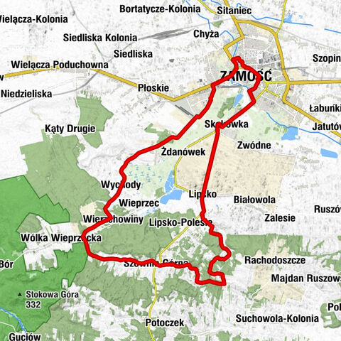 Osiedle Planty - Kościół pw. Zwiastowania Najświętszej Maryi Panny w Szewni Dolnej - Kościół pw. Świętych Apostołów Piotra i Pawła w Wychodach - Kaplica