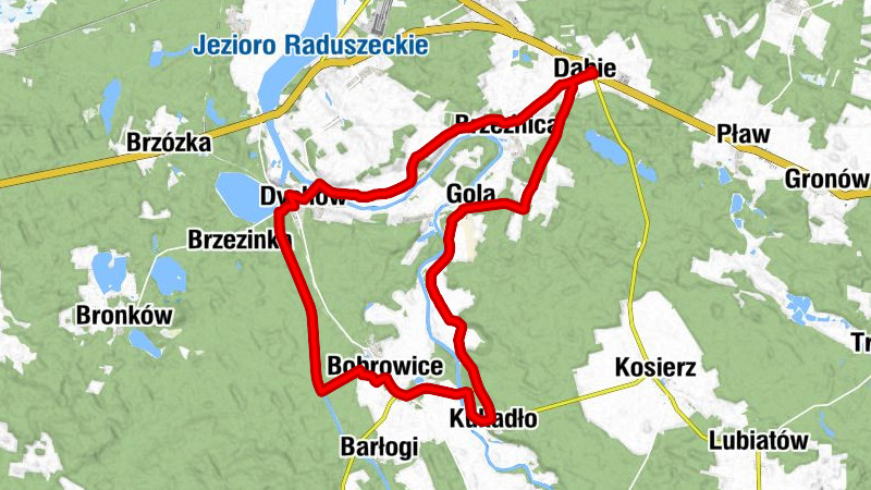 Kościół pw. Najświętszego Serca Jezusowego - Dąbie - Budynia - Kościół pw. Podwyższenia Krzyża Świętego