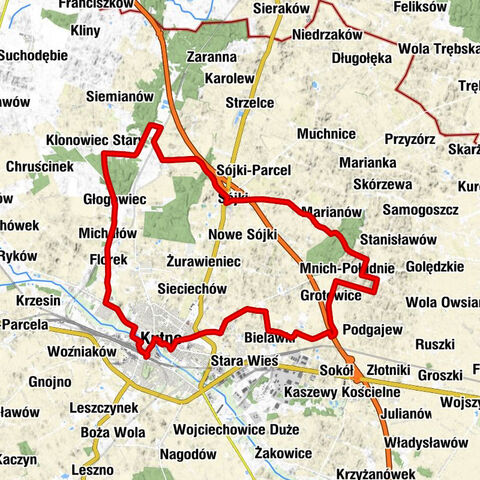 Kutno - Kościół pw. Narodzenia Najświętszej Maryi Panny i Świętego Wojciecha - Kaplica cmentarna - Kościół parafialny pw. Wniebowzięcia Najświętszej Maryi Panny