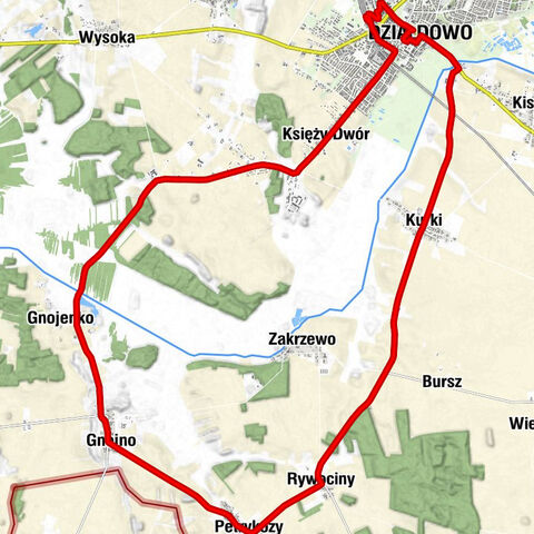 Działdowo - Wybudowanie Księżodworskie - Księży Dwór