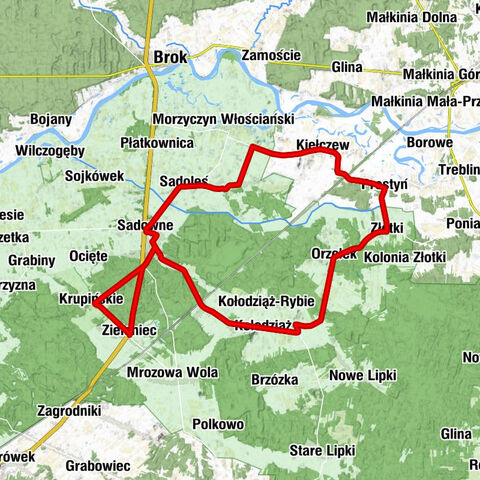 Zieleniec - Kuźnica - Kaplica pw. Matki Bożej Nieustającej Pomocy - Kościół pw. Świętego Jana Chrzciciela
