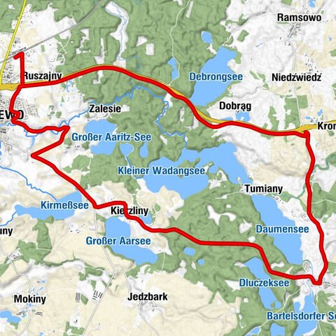 Barczewo - Kierzliny - Studzianek