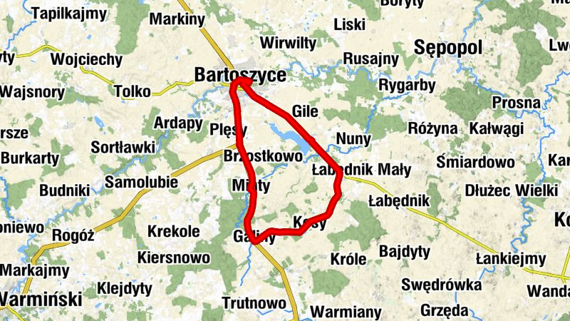Bartoszyce - Połęcze - Kaplica pw. Świętego Bartłomieja - Kościół pw. Świętego Brunona
