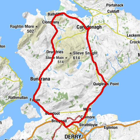 Ballyliffin - Christ Church - Fahan Presbyterian Church - Greenbank Presbyterian Chuch