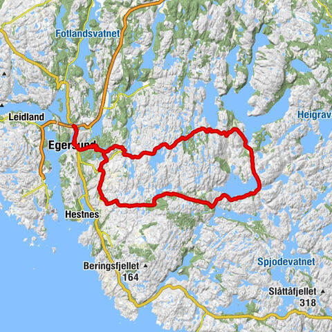 Egersund - Eide - Veshovda