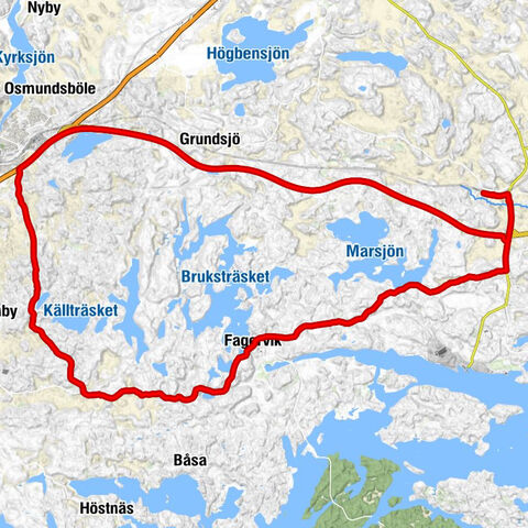 Ingå - Ingå station - Kvarnkärr - Fagervik