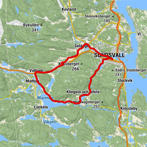 Sundsvall C - Sundsvall - Högom - Selånger