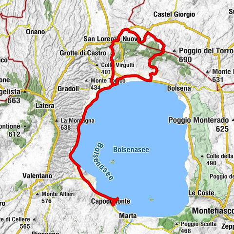 San Carlo - Oasi del Pescatore - Al Purgatorio - Chiesa di San Giovanni in Val di Lago