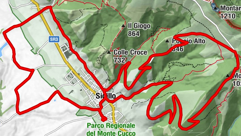Giacconale - Sigillo - Villa Scirca - Monte le Cese