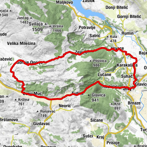 Malora - sv.Petar - Sv. Franjo - Medinjak