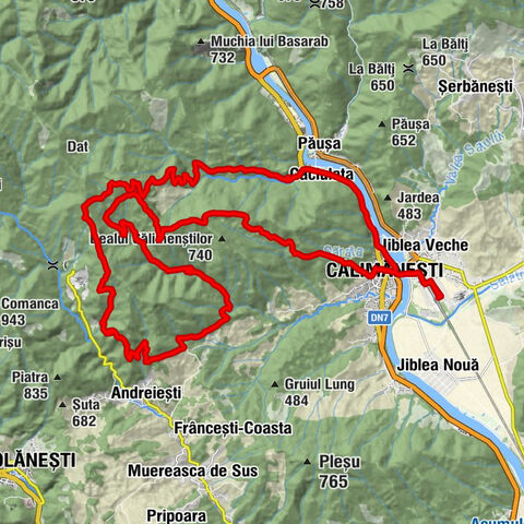 Călimănești - Golaș - Cenușereasa - Onofreiu