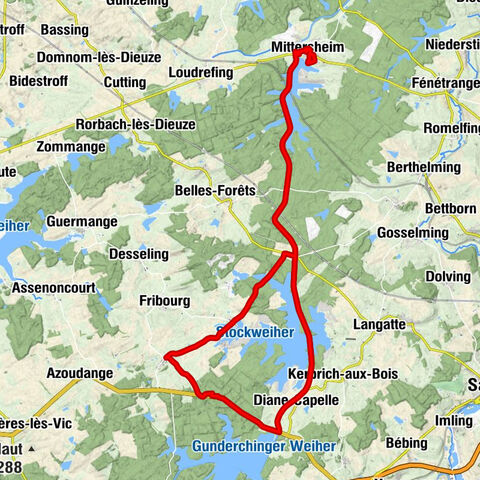 Diane-Capelle - Église Saint-Hubert - Chapelle Sainte-Anne - Languimberg