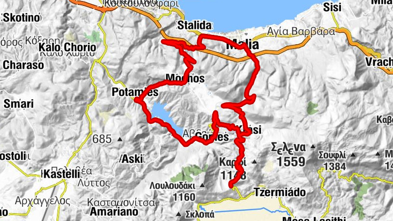 Μάλια - Taverna Elias - Μονή Κεράς Καρδιώτισσας - Νέου Αγίου Θεοδώρου