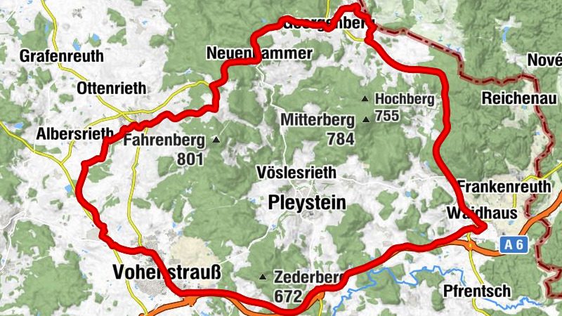 Waldthurn - Hammerwirt - Autobahnkapelle Heilige Dreifaltigkeit - St. Sebastian
