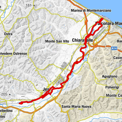 Pantiere - Jesi - Chiaravalle - Falconara Marittima