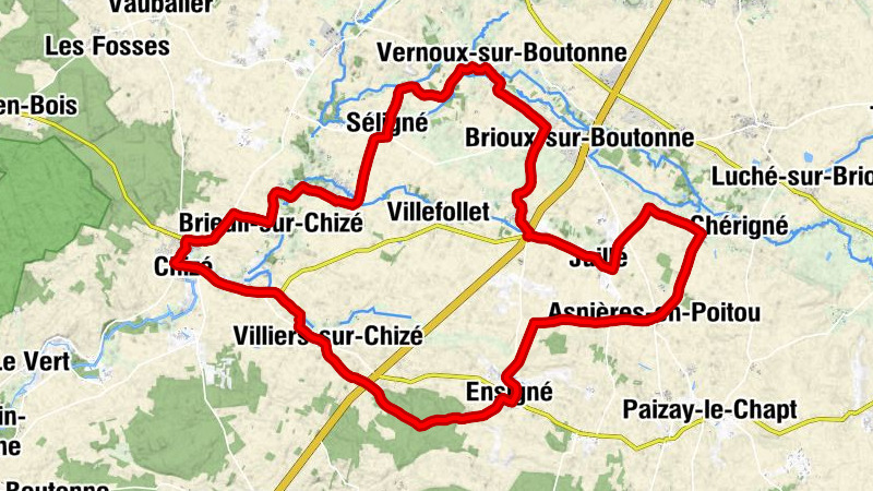 Chizé - Église Notre-Dame - Église Saint-Germain - Église Sainte-Radegonde