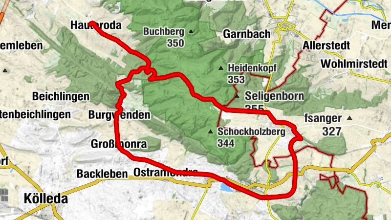 Hauteroda - Burgwenden - Sankt Laurentius - Großmonra
