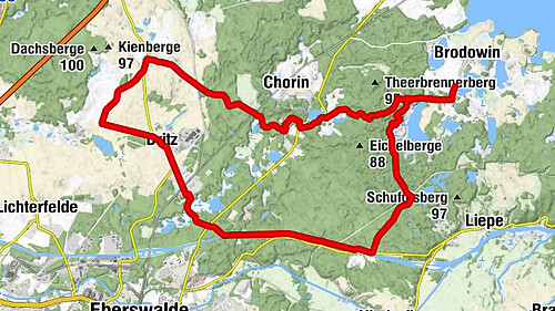 Britz - Landgasthof - Dorfkirche Golzow - Chorin