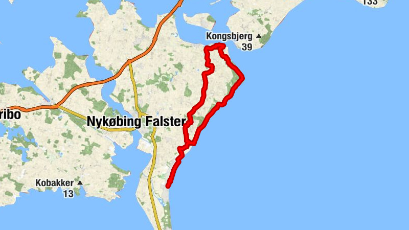 Admiralen Marielyst - Kjørups Kro og Grill - Strandkirken - Karleby Kirke