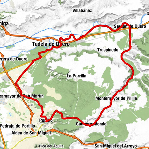 Santibáñez de Valcorba - Hostal Restaurante Sardón - Ermita del Humilladero de la Quinta Angustia - Tudela de Duero