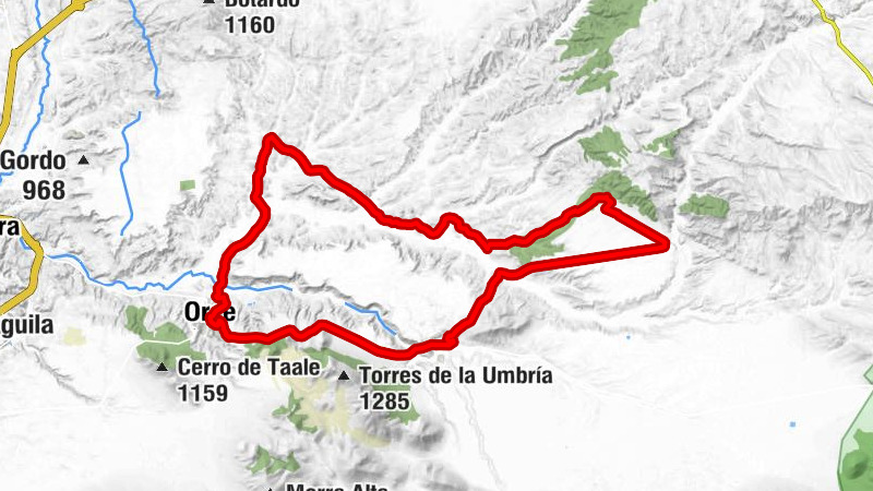 Orce - Hoya del Pito - Venta Micena