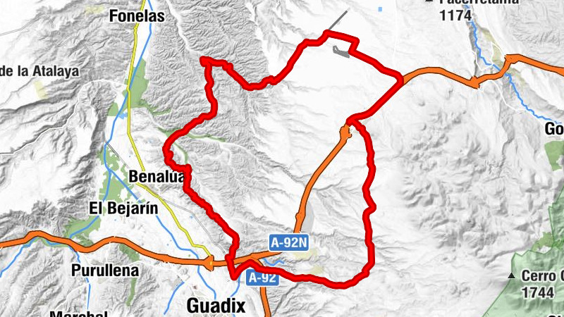 Estación de Guadix - Guadix - Hernán-Valle