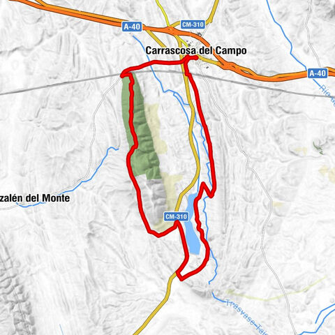 Carrascosa del Campo - Cerro del Cabezo - Corral del Tambor - Los Almendrillos