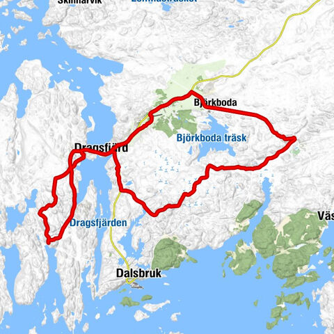 Söderlångvik - Road cafe Yttis - Dragsfjärd - Kimitoön