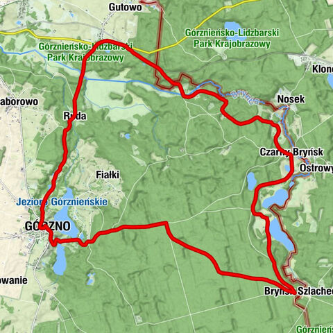 Mec - Ruda - Traczyska - Górzno