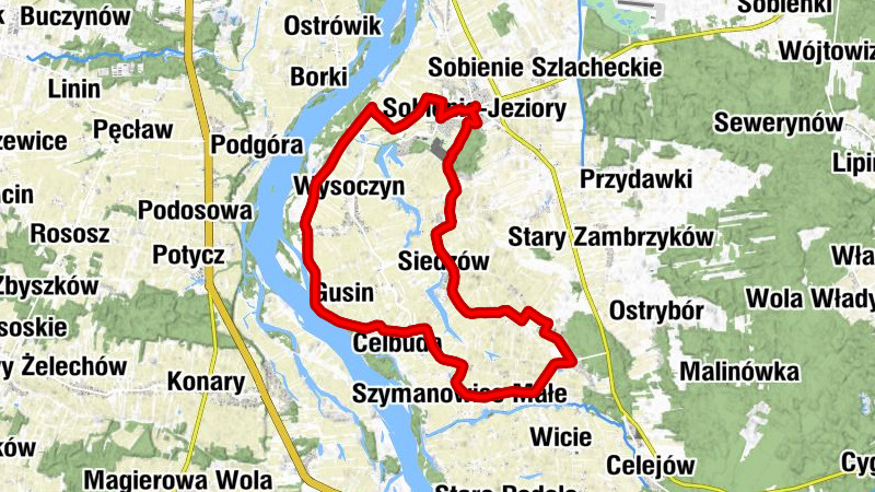 Dobra Zabawa - Sobienie-Jeziory - Śniadków Górny A - Figura św. Jana Nepomucena