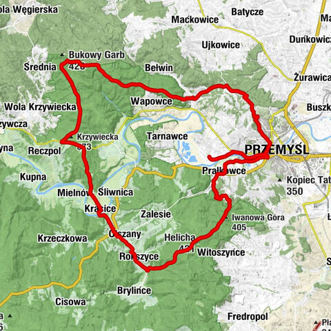 Osiedle Kmiecie - Iwanowa Góra - Helicha - Stojałów