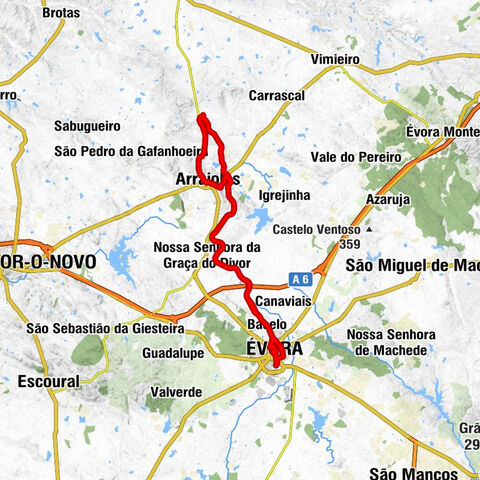 Évora - Igreja de São Francisco - Igreja de São Vicente - Arraiolos