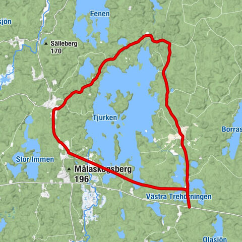 Ljungby kommun - Mårarp - Målaskog - Alvesta kommun