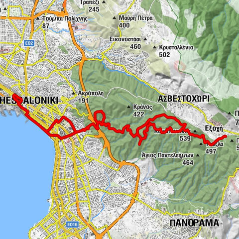 Νέος Σιδηροδρομικός Σταθμός - Ιερός Ναός Αγίων Κωνσταντίνου και Ελένης - Κορυδαλλός - Θεσσαλονίκη