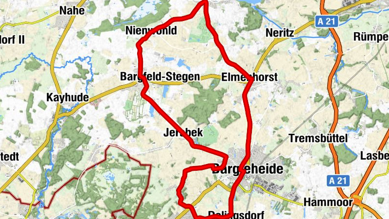 Klein Hansdorf - Zum Fasanenhof - Jersbek - Bargteheide